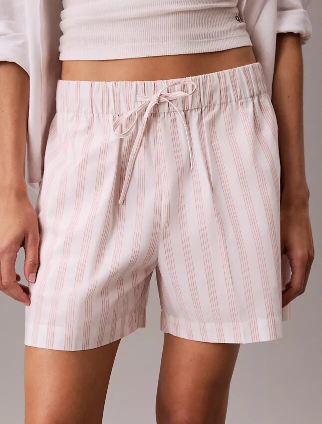 Boxershorts aus gestreiftem Baumwollpopeline Boxershorts aus gestreiftem Baumwollpopeline