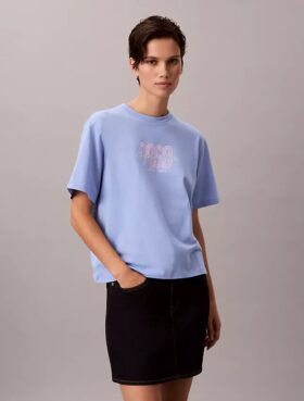 Boxy-T-Shirt mit 1968-Logo