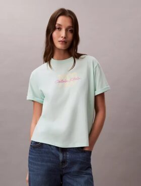 Boxy-T-Shirt mit 1968-Logo-Grafik