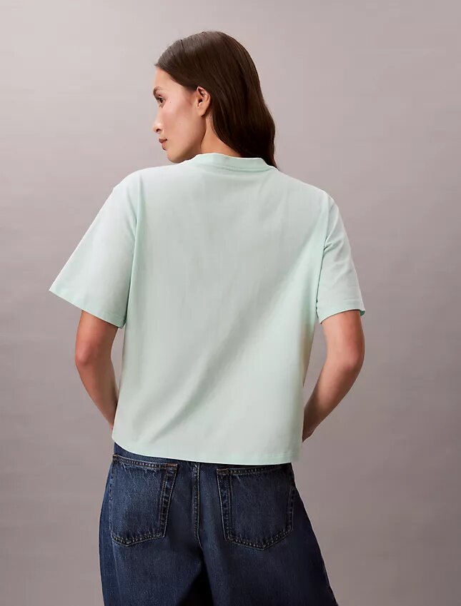 Boxy-T-Shirt mit 1968-Logo-Grafik Boxy-T-Shirt mit 1968-Logo-Grafik