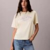 Boxy-T-Shirt mit Bogen-Logo-Grafik Boxy-T-Shirt mit Bogen-Logo-Grafik