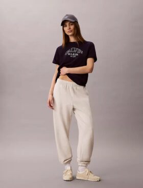 Boxy-T-Shirt mit Bogen-Logo-Grafik