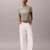 Boxy-T-Shirt mit Bogen-Logo-Grafik Boxy-T-Shirt mit Bogen-Logo-Grafik