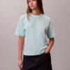 Boxy-T-Shirt mit durchgehendem Monogram Boxy-T-Shirt mit durchgehendem Monogram