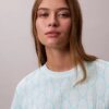 Boxy-T-Shirt mit durchgehendem Monogram Boxy-T-Shirt mit durchgehendem Monogram