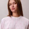 Boxy-T-Shirt mit durchgehendem Monogram Boxy-T-Shirt mit durchgehendem Monogram