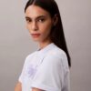 Boxy-T-Shirt mit erhabener Logo-Grafik Boxy-T-Shirt mit erhabener Logo-Grafik
