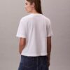 Boxy-T-Shirt mit gesticktem Logo