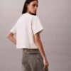 Boxy-T-Shirt mit Logo-Schriftzug Boxy-T-Shirt mit Logo-Schriftzug