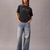 Boxy-T-Shirt mit Schriftzug-Logo Boxy-T-Shirt mit Schriftzug-Logo