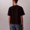 Boxy-T-Shirt mit verwaschenem Schriftzug-Logo