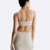 Bralette aus geripptem Wollmischgewebe Bralette aus geripptem Wollmischgewebe