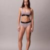 Bralette aus Microfiber mit Stretch und Monogram-Print, Unlined