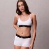 Bralette aus Microfiber mit Stretch und Monogram-Print, Unlined