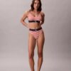 Bralette aus Microfiber mit Stretch und Monogram-Print, Unlined