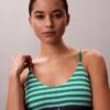 Bralette aus Microfiber mit Stretch und Monogram-Print, Unlined