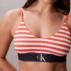 Bralette aus Microfiber mit Stretch und Monogram-Print, Unlined