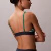 Bralette aus Microfiber mit Stretch und Monogram-Print, Unlined