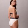 Bralette aus Microfiber mit Stretch und Monogram-Print, Unlined