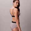 Bralette aus Microfiber mit Stretch und Monogram-Print, Unlined