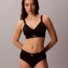 Bralette aus Mikrofaser mit Grafik-Monogram, Stretch und leichtem Futter Bralette aus Mikrofaser mit Grafik-Monogram, Stretch und leichtem Futter