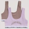 Bralette mit Bogen-Logo-Grafik, 2er-Pack Bralette mit Bogen-Logo-Grafik, 2er-Pack