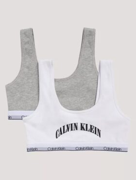 Bralette mit Bogen-Logo-Grafik, 2er-Pack
