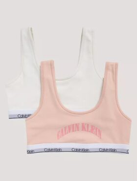 Bralette mit Bogen-Logo-Grafik, 2er-Pack