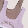 Bralette mit Bogen-Logo-Grafik, 2er-Pack Bralette mit Bogen-Logo-Grafik, 2er-Pack