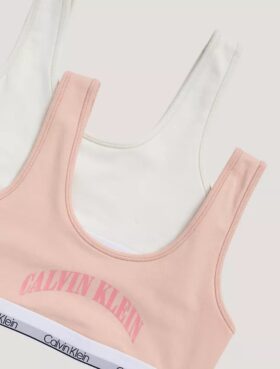 Bralette mit Bogen-Logo-Grafik, 2er-Pack