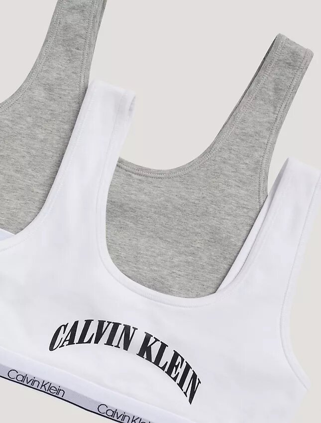 Bralette mit Bogen-Logo-Grafik, 2er-Pack Bralette mit Bogen-Logo-Grafik, 2er-Pack
