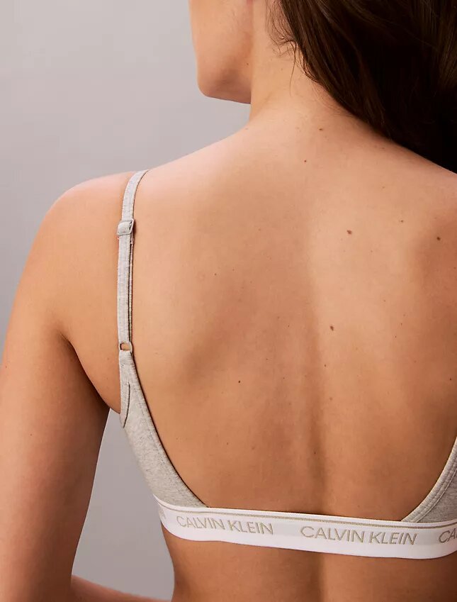 Bralette mit leichtem Futter und Archiv-Logo Bralette mit leichtem Futter und Archiv-Logo