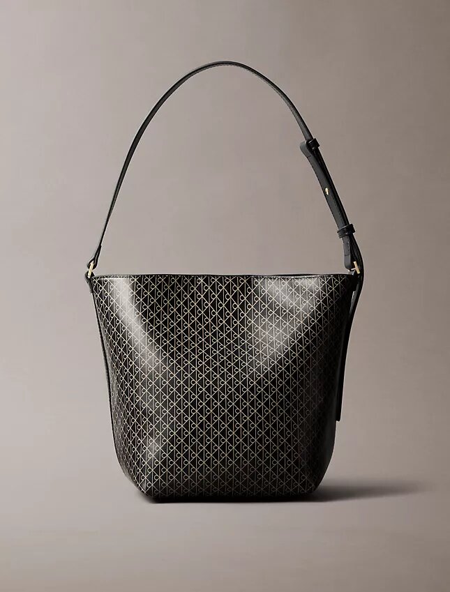 Bucket Bag mit durchgehendem Emblem-Logo und Beutel Bucket Bag mit durchgehendem Emblem-Logo und Beutel
