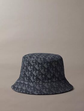 Bucket Hat mit durchgehendem Monogram-Jacquard