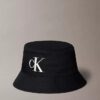 Bucket-Hut aus Twill mit gesticktem Monogram