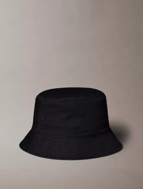 Bucket-Hut aus Twill mit gesticktem Monogram