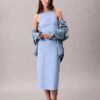 Calvin Klein Logo Midi-Tank-Kleid