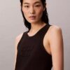 Calvin Klein Logo Midi-Tank-Kleid