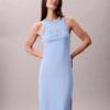 Calvin Klein Logo Midi-Tank-Kleid
