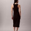 Calvin Klein Logo Midi-Tank-Kleid