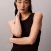Calvin Klein Logo Midi-Tank-Kleid
