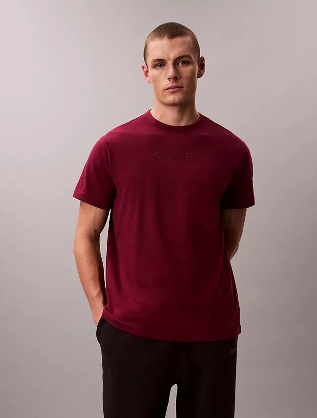 Calvin Klein Logo Schlaf-T-Shirt Calvin Klein Logo Schlaf-T-Shirt