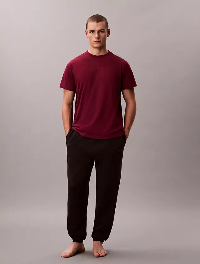 Calvin Klein Logo Schlaf-T-Shirt Calvin Klein Logo Schlaf-T-Shirt