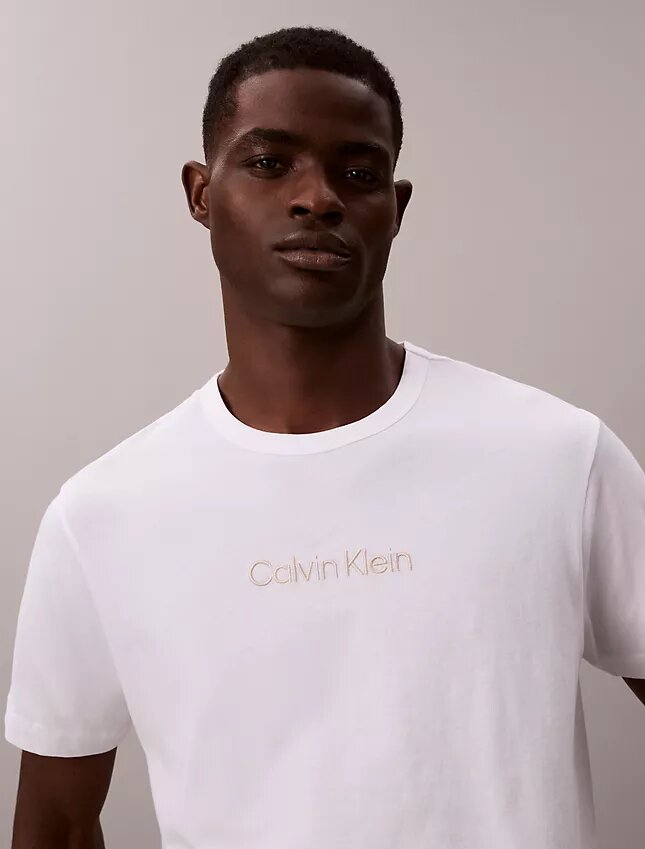 Calvin Klein Logo Schlaf-T-Shirt Calvin Klein Logo Schlaf-T-Shirt