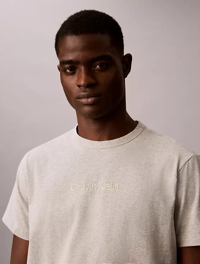 Calvin Klein Logo Schlaf-T-Shirt Calvin Klein Logo Schlaf-T-Shirt