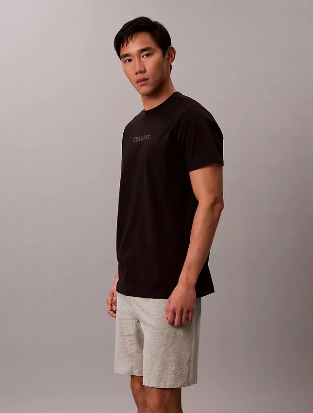 Calvin Klein Logo Schlaf-T-Shirt Calvin Klein Logo Schlaf-T-Shirt