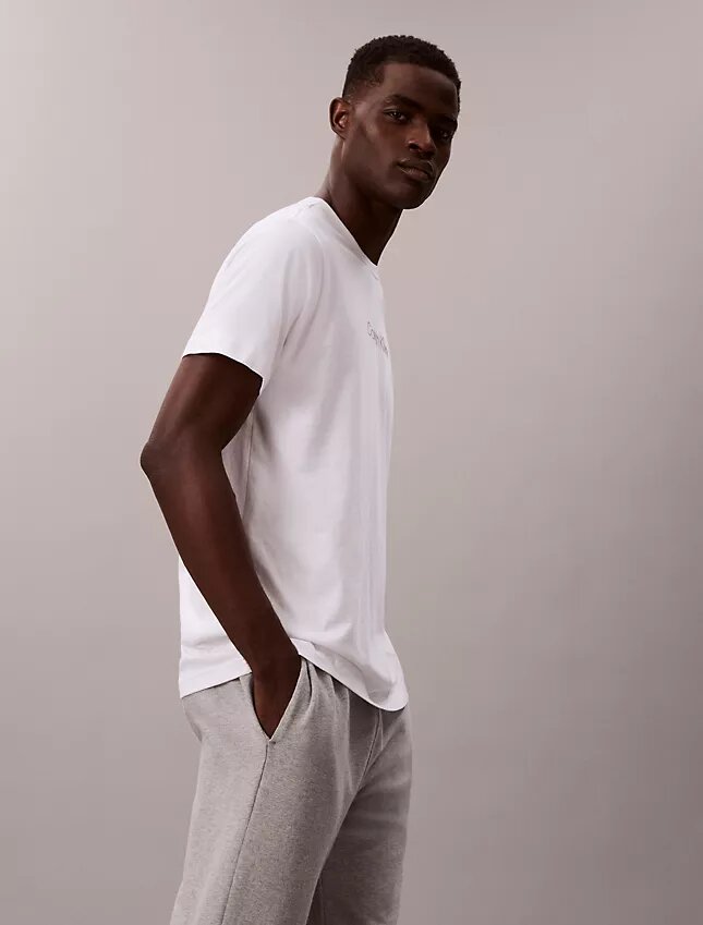 Calvin Klein Logo Schlaf-T-Shirt Calvin Klein Logo Schlaf-T-Shirt