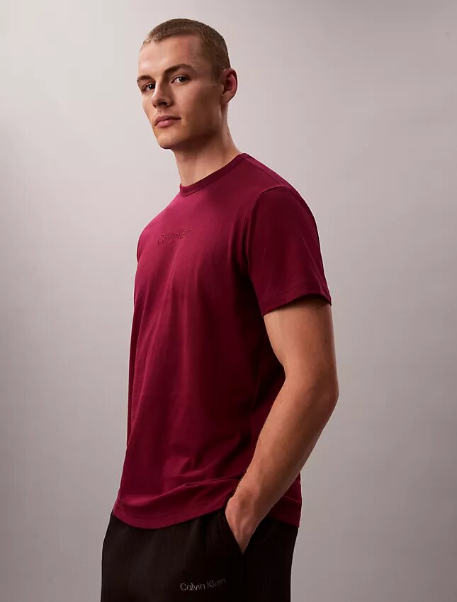 Calvin Klein Logo Schlaf-T-Shirt Calvin Klein Logo Schlaf-T-Shirt