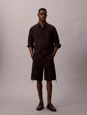 Cargo-Shorts aus Cotton Stretch-Twill