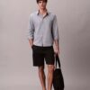 Cargo-Shorts aus Leinenmischung